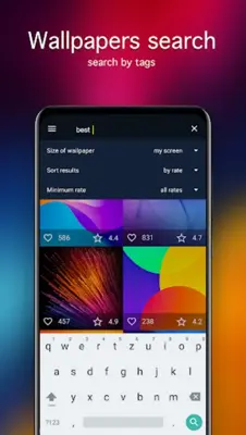 Abstract Wallpapers 4K android App screenshot 3