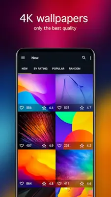 Abstract Wallpapers 4K android App screenshot 4